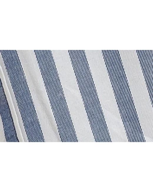 Blu Pepper Blue Stripe Button Down Top