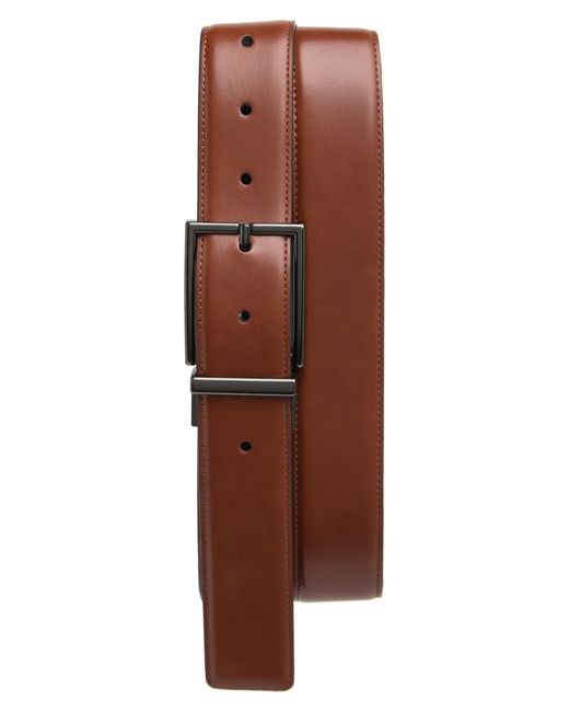 Original Penguin Brown Leather Belt for men