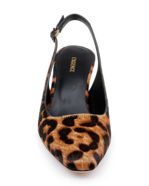 L'Agence Brown Elaina Slingback Pump