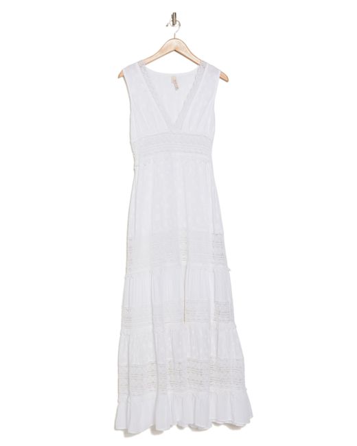 Raga White Aria Cotton Maxi Dress