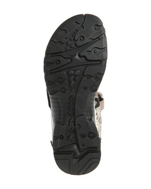 Ecco White Yucatan Patchwork Sandal