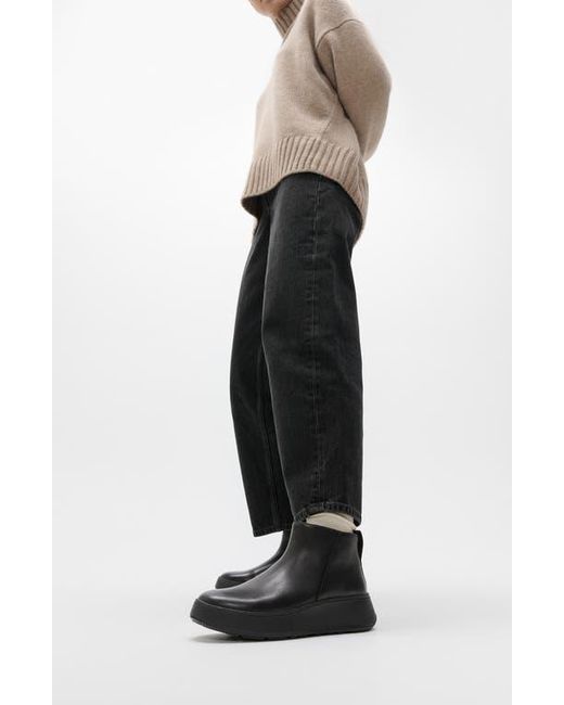 Fitflop Black F-Mode Flatform Bootie