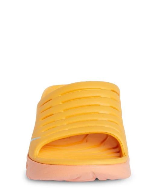 Hoka One One Yellow Gender Inclusive Ora Recovery Slide Sandal