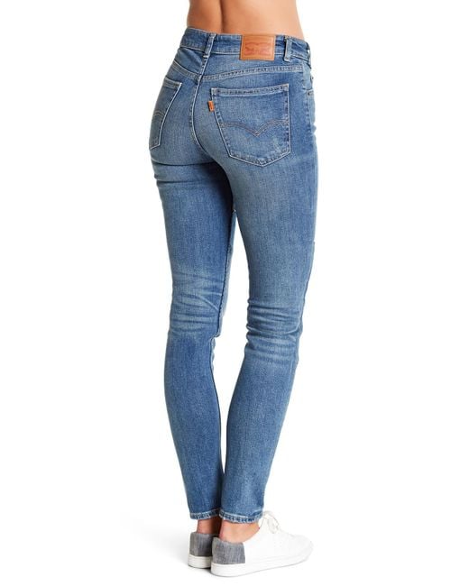 Levi's Orange Tab 721 Vintage High Waist Skinny Jeans in Blue | Lyst