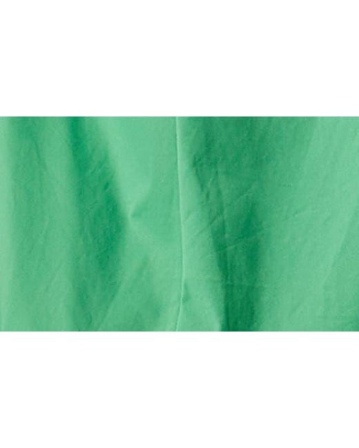 Astr Green Bridget Sleeveless Cutout Cotton Sundress