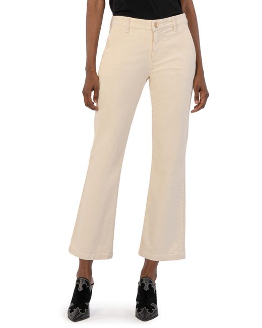 Kut From The Kloth Natural Kelsey High Waist Ankle Flare Corduroy Pants