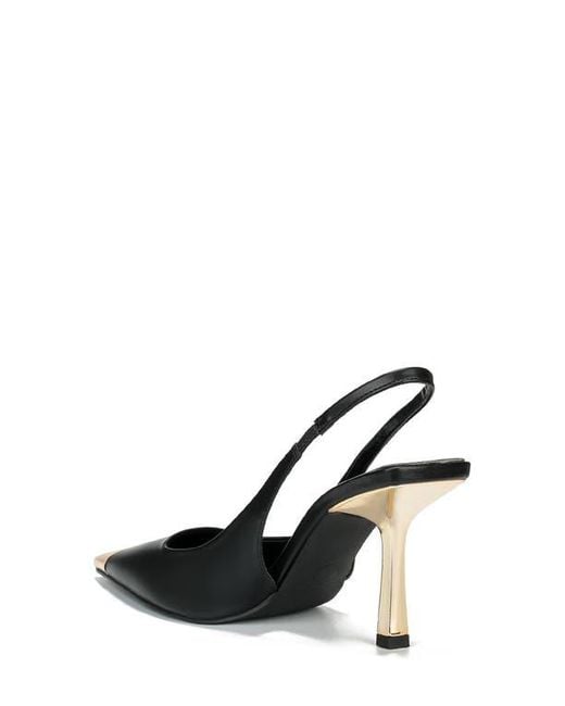 BERNESS Black Vega Slingback Pump