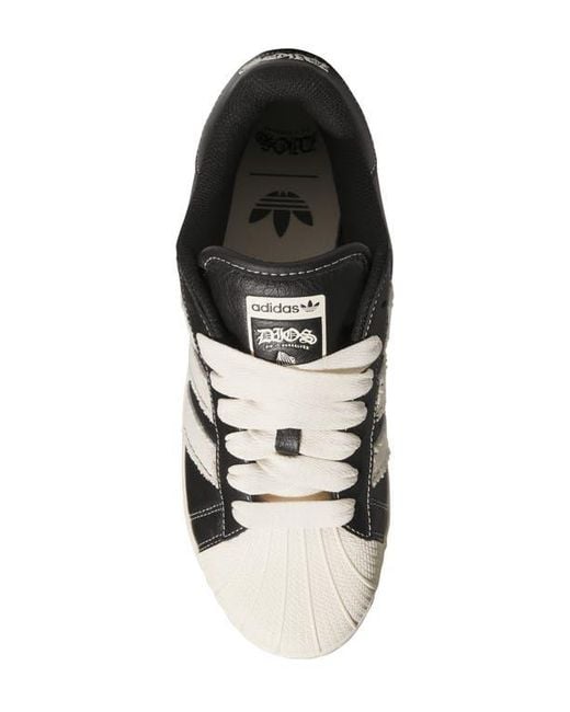 Adidas Black Dios Superstar Sneaker for men