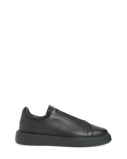 Bruno Magli Black Lisbon Slip-On Sneaker for men