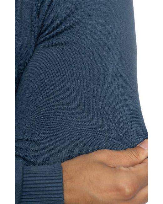 Xray Jeans Blue Turtleneck Pullover Sweater for men