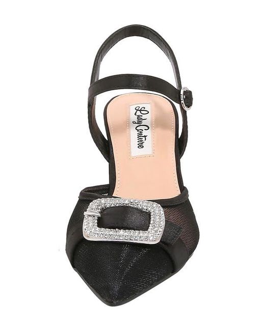 Lady Couture Black Bianca Slingback Pump