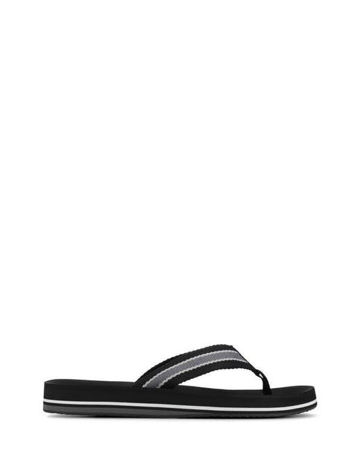 Vance Co. Black Fontana Flip Flop for men