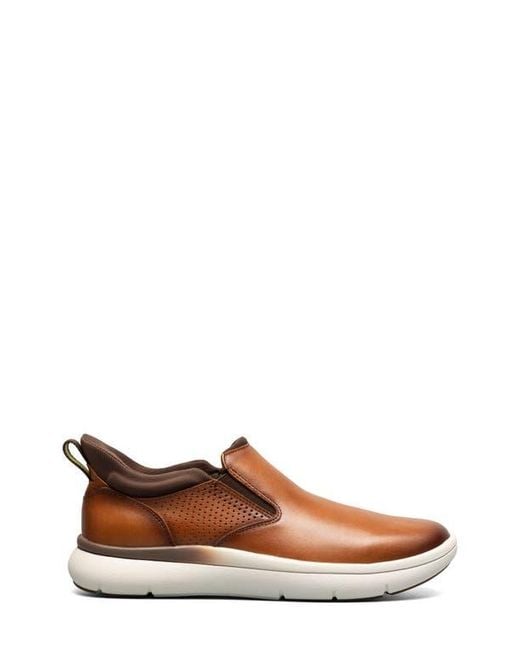 Florsheim Brown Fleet Plain Toe Sneaker for men