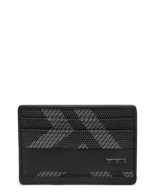 Tumi Black Alpha Slim Card Case for men