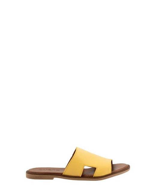 BUENO Metallic Hendrix Slide Sandal