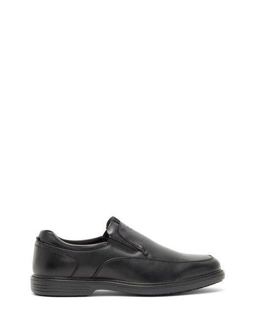 Nunn Bush Black Wade Work Slip Resistant Moc Toe Venetian Loafer for men