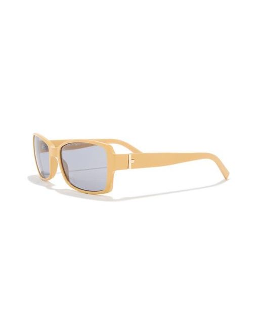 Le Specs Multicolor Trance 56Mm Rectangular Sunglasses