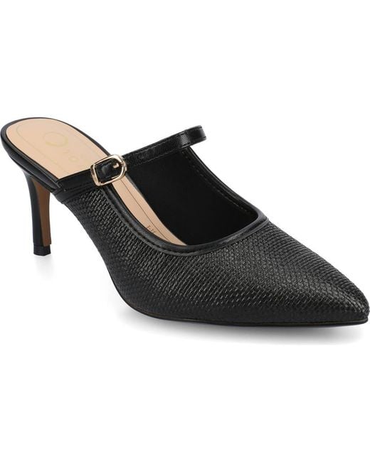 Journee Collection Black Tiffee Pump