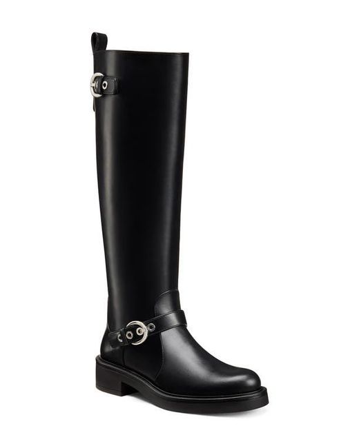 Stuart Weitzman Black Chrystie Knee High Boot