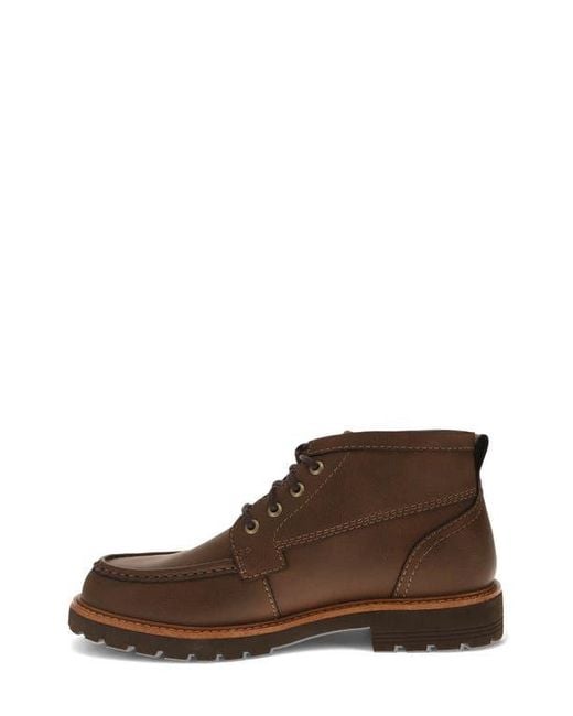 Dockers Brown Weston Moc Toe Boot for men