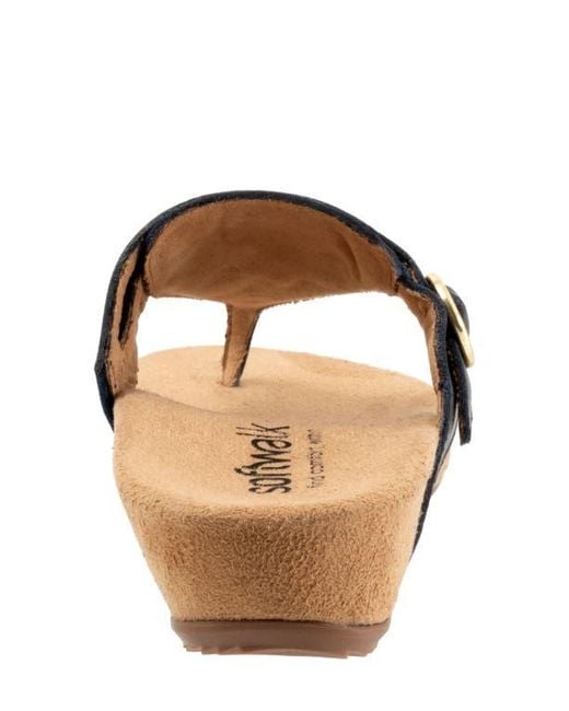 Softwalk® Blue Belize 2.0 T-Strap Sandal