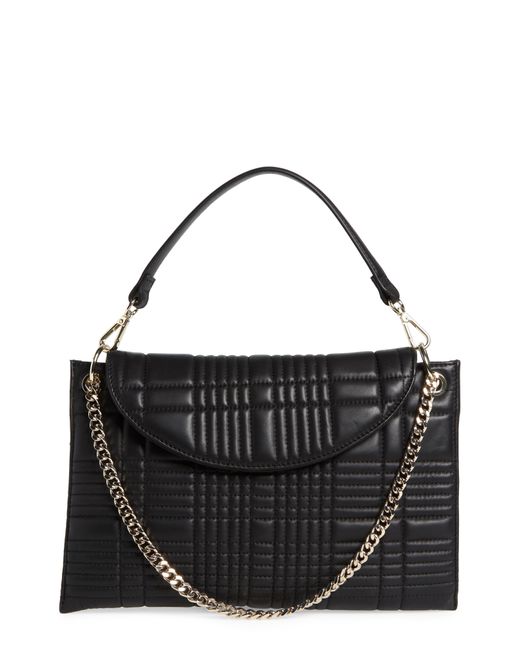 Vince Camuto Black Barb Leather Crossbody