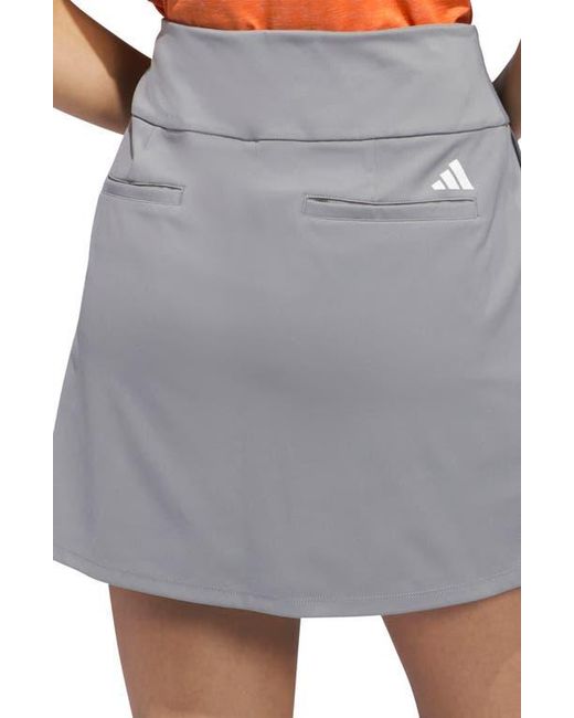 Adidas Gray Ultimate Solid Performance Skort