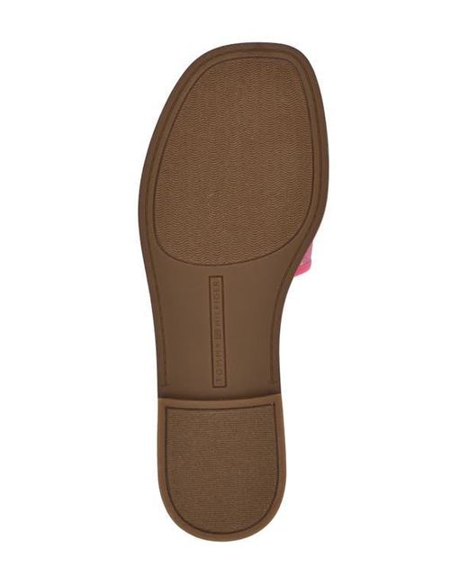 Tommy Hilfiger Pink Tesia Slide Sandal