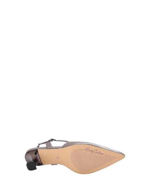 Lady Couture Gray Classy Pointed Toe Pump