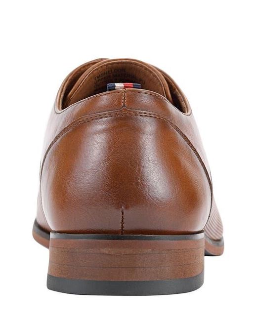 Tommy Hilfiger Brown Leather Derby Dress Shoes for men