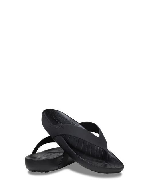 CROCSTM Black Splash Flip Flop