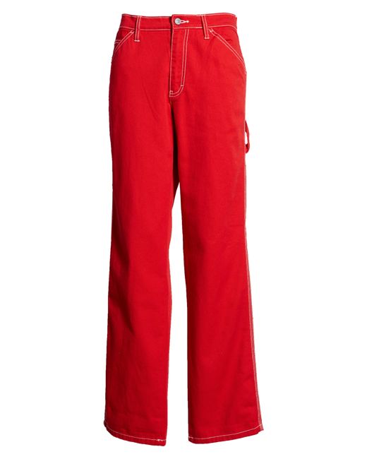 Dickies Red Relaxed Fit Carpenter Pants