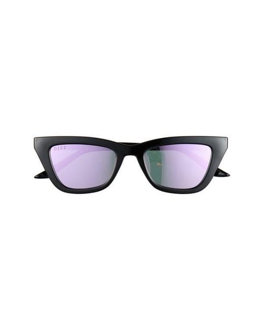 DIFF Black Noelle 50Mm Cat Eye Sunglasses