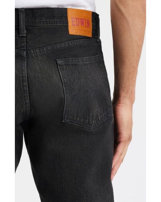 Edwin Black Tapered Jeans for men