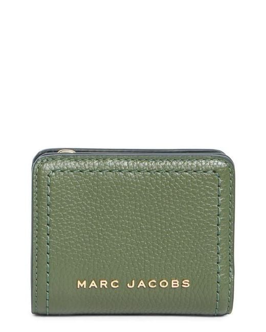 Marc Jacobs Green Mini Compact Wallet
