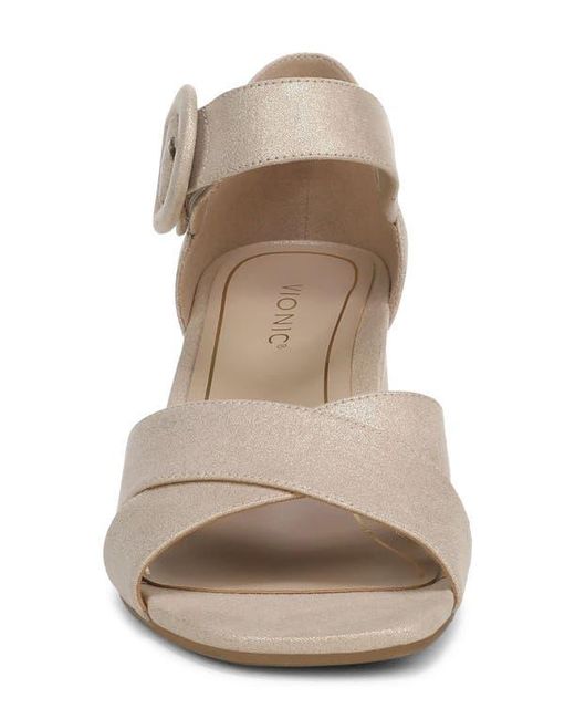 Vionic Metallic Soraya Heel Sandal