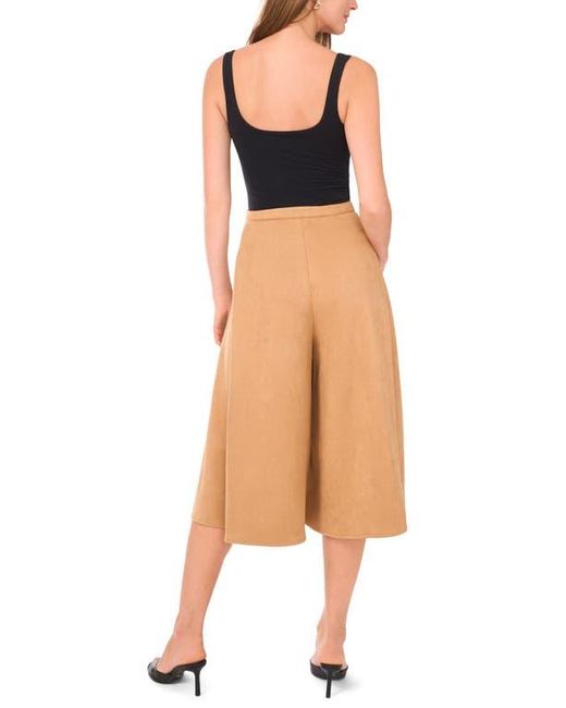 Ted Baker Brown Faux Suede Wide Leg Culottes