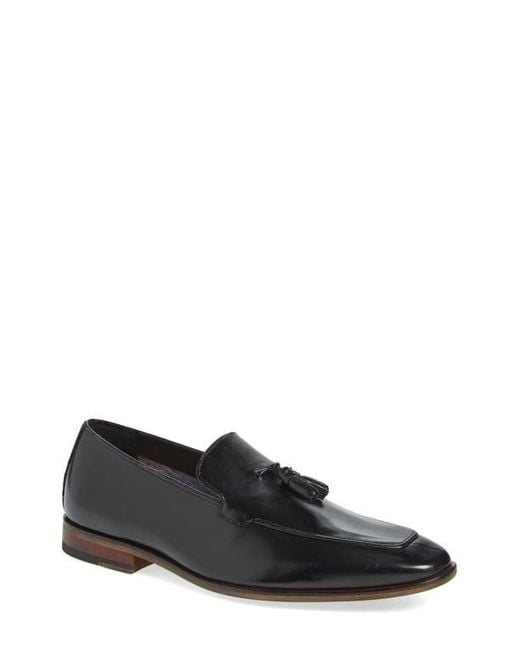 Steve Madden Black Hypens Tassel Loafer for men