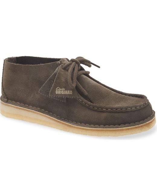 Clarks Gray Desert Nomad Boot for men