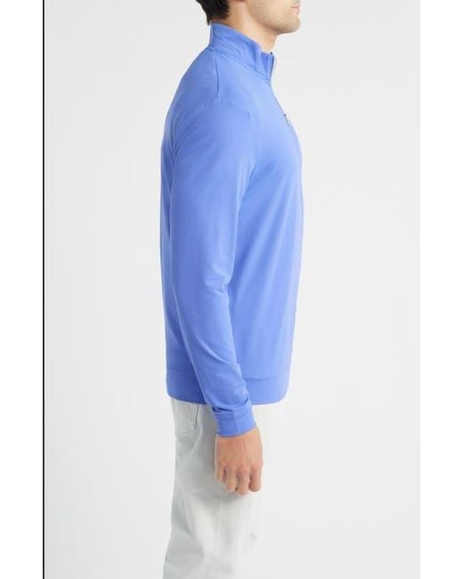 Johnnie-o Blue Motion Performance Quarter Zip Pullover for men