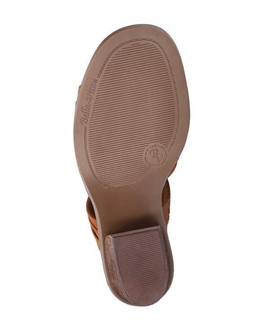 Bella Vita Brown Quinnell Ankle Strap Sandal