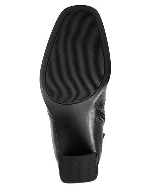 Journee Collection Black Karima Vegan Leather Tall Boot