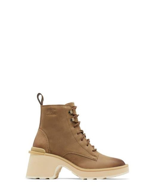 Sorel Brown Hi-Line Waterproof Lace-Up Boot