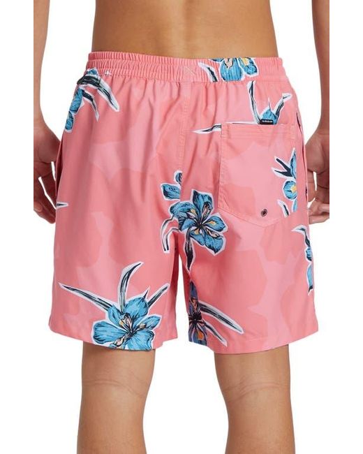 Quiksilver Red Everyday Mix Volley Swim Trunks for men