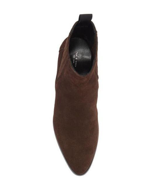 Rag & Bone Brown Rylee Pointed Toe Bootie