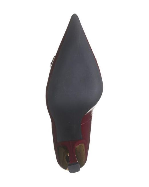 Jeffrey Campbell Purple Bellz Bit Pointed Toe Pump