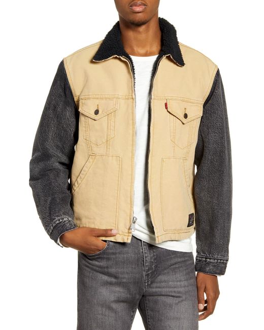 levi fleece jacket men's
