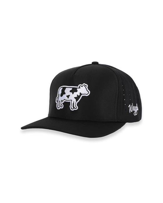 Waggle Black Legen-Dairy Baseball Cap for men