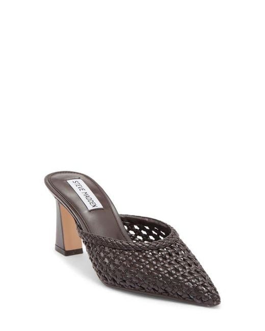 Steve Madden Brown Emmie Pointed Toe Mule