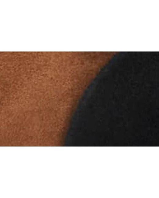 Dune Brown Harpington Cap Toe Ballet Flat